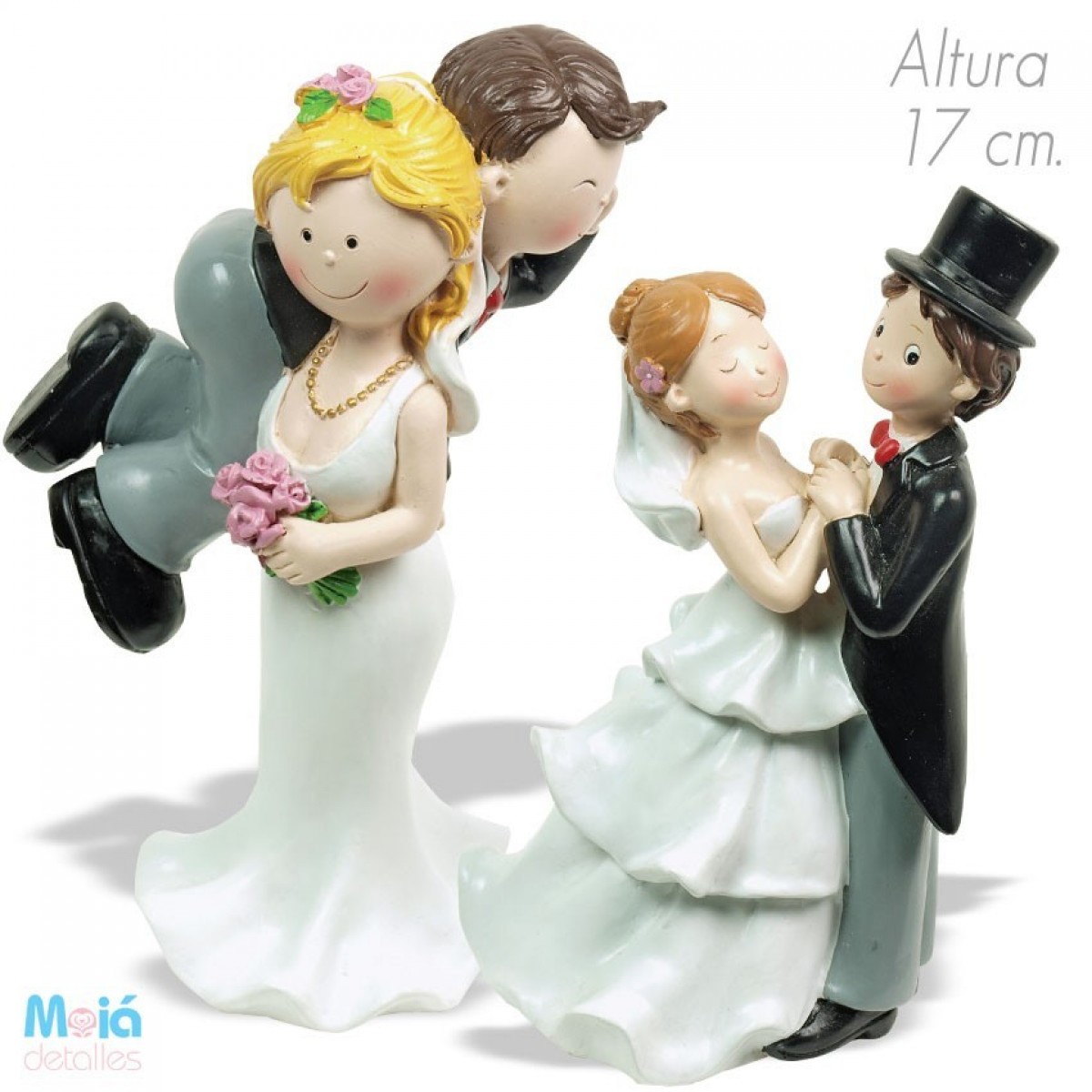 FIGURA PAREJAS NOVIOS MOD.SURT 17CM