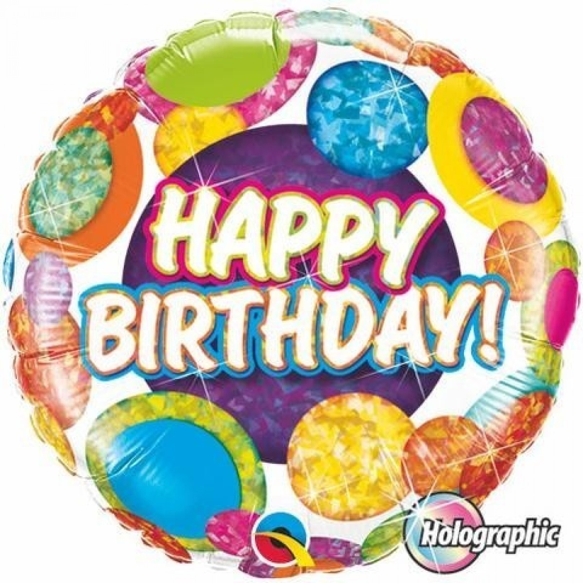 Amscan Badge – Happy 3rd Birthday, Holografisch, Für Kindergeburtstagspartys
