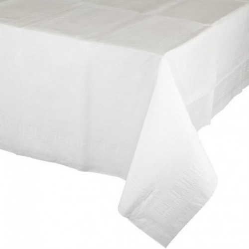   MANTEL PAPEL BLANCO 120X180CM