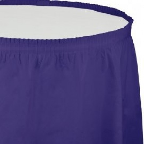   FALDA MESA PL VIOLETA 73X426CM