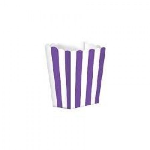 CAJA P/PALOMITAS ALTA RAYAS VIOLETA 12CM