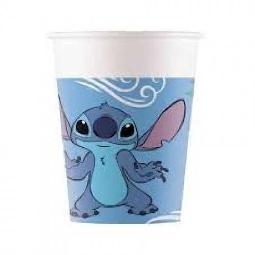   8 VASOS CARTON STITCH 200ML