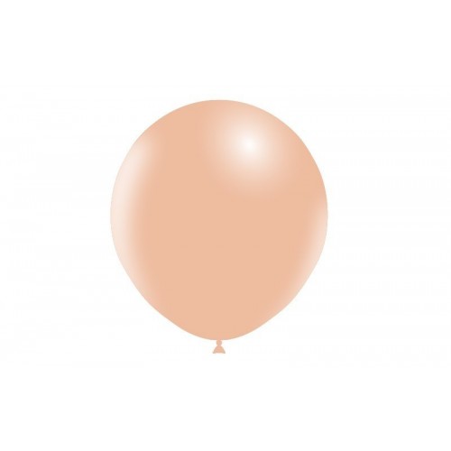   25 GLOBOS 18" 118P48 MELOCOTON