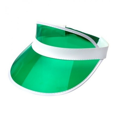 VISERA TRANSPARENTE VERDE AÑOS 80