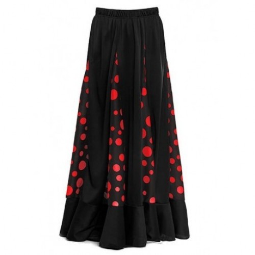  FALDA T-XXL SEVILLANA LUNARES ROJOS