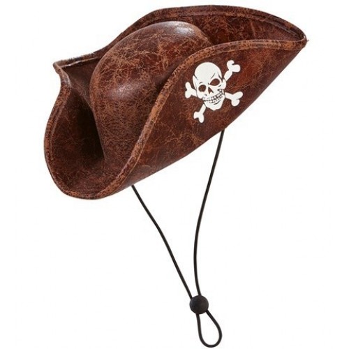 MINI TRICORNIO PIRATA SEMIPIEL
