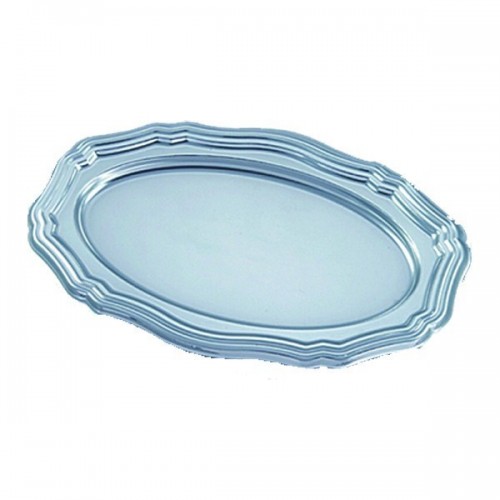  BANDEJAS OVAL PLATA 30X45CM