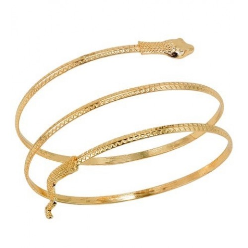 PULSERA SERPIENTE RIGIDA ORO