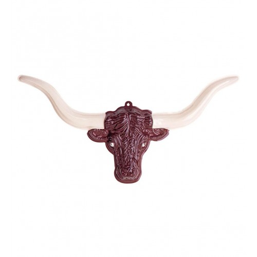 SILUETA PL CABEZA BUFALO 87CM