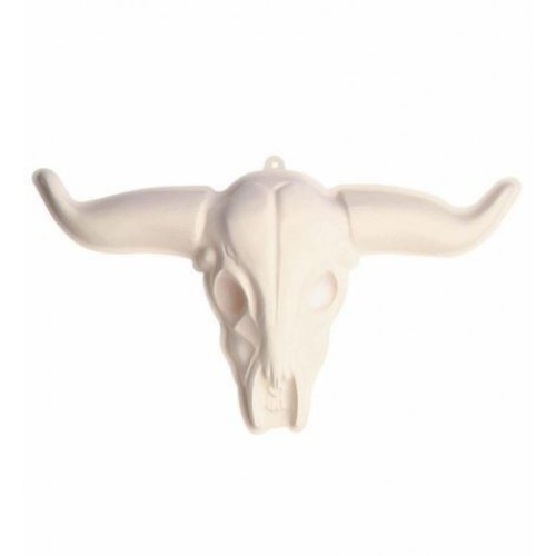 SILUETA PL CALAVERA BUFALO CREMA 75CM