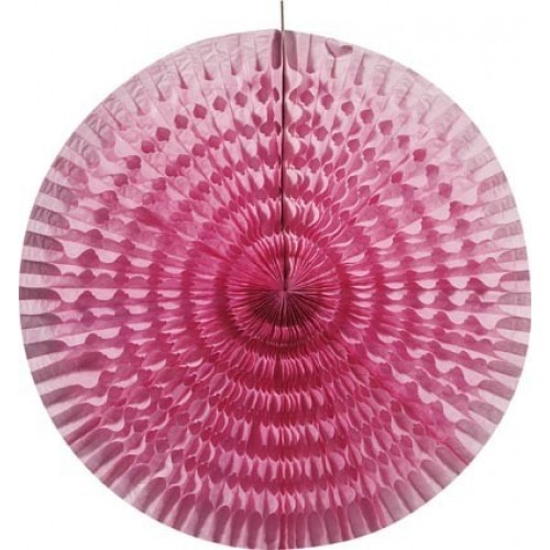 $ D   ABANICO PAPEL ROSA 85CM