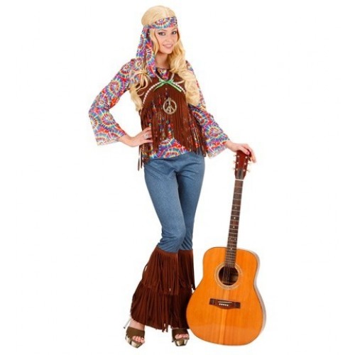  DISFRAZ T-L CHICA HIPPIE PANTALON