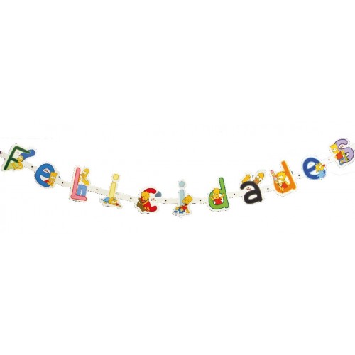 $D  GUIRNALDA FELICIDADES LOS SIMPSONS
