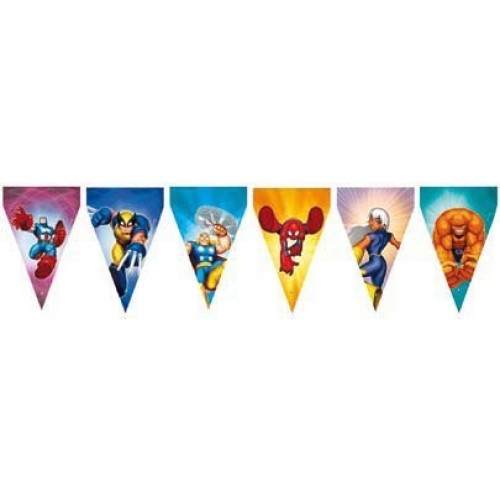 4X1 BANDERIN PAPEL SPIDERMAN 3MT