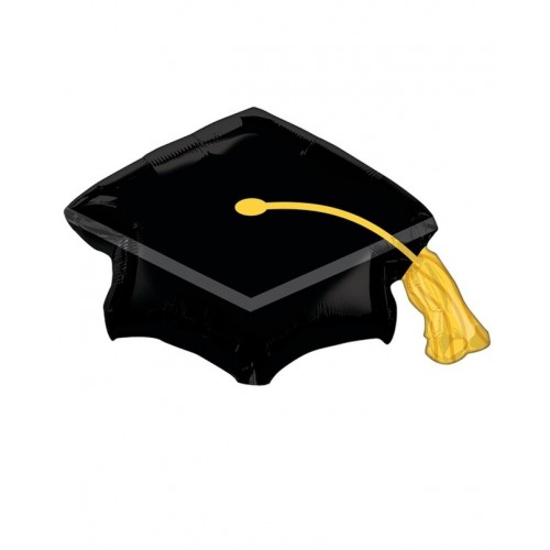 GLOBO 31" FOIL FORMA GORRO GRADUACION