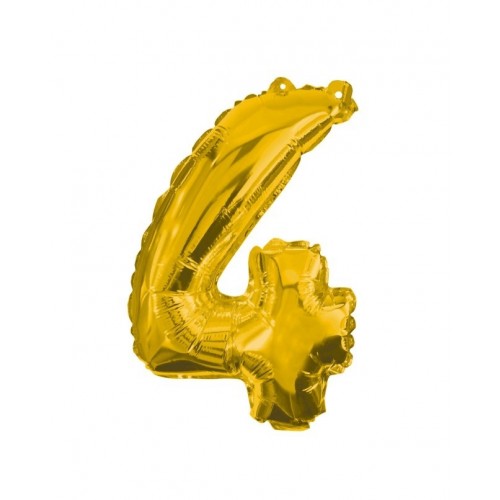   GLOBO 33" FOIL FORMA N4 ORO