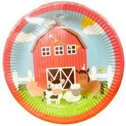   8 PLATOS GRANJA 23CM