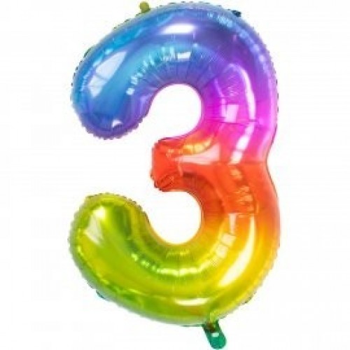 GLOBO 34" FOIL FORMA N3 MULTICOLOR