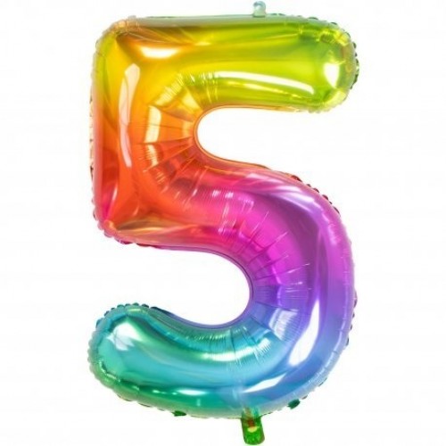 GLOBO 34" FOIL FORMA N5 MULTICOLOR