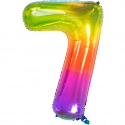 GLOBO 34" FOIL FORMA N7 MULTICOLOR