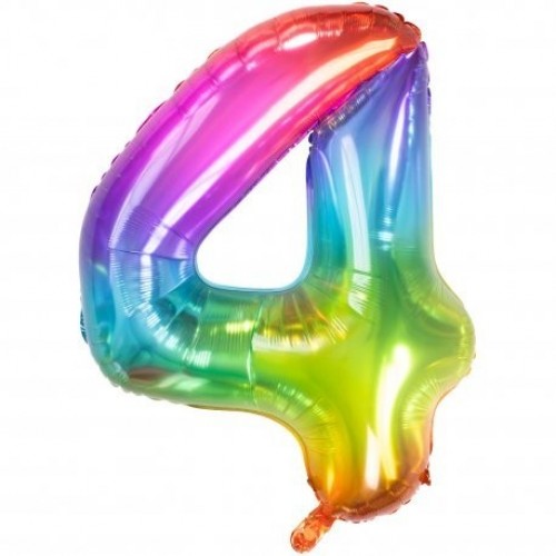 GLOBO 34" FOIL FORMA N4 MULTICOLOR