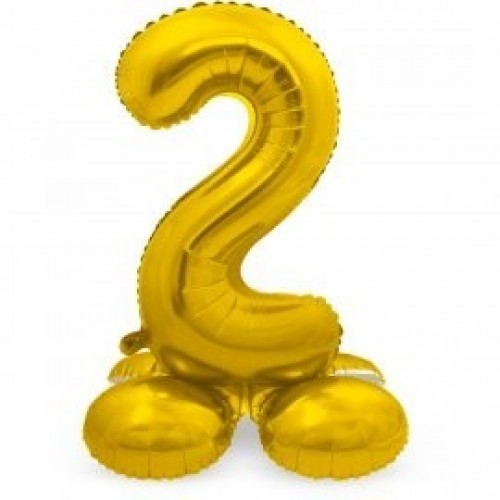 AIRE GLOBO BASE 28" FOIL FORMA N2 ORO