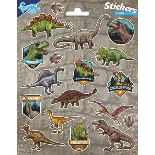   PEGATINAS JURASIC DINO