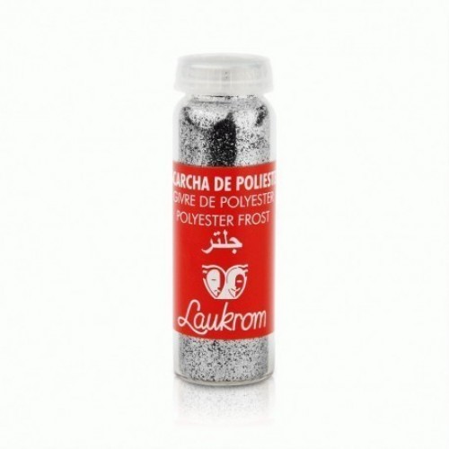ESCARCHA POLIESTER PLATA 8GR
