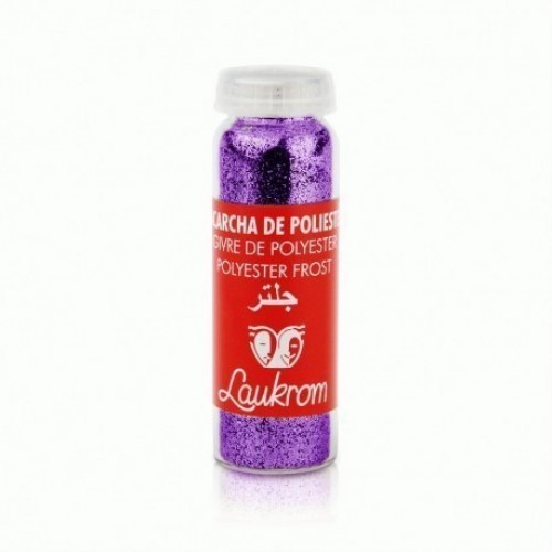 $ D    ESCARCHA POLIES  VIOLETA 8GR