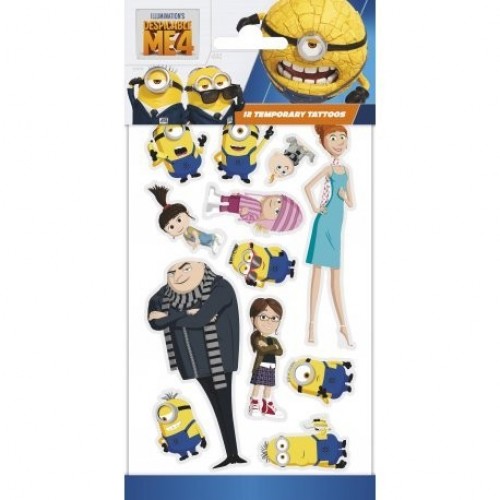   TATUAJE CALCOMANIA MINIONS