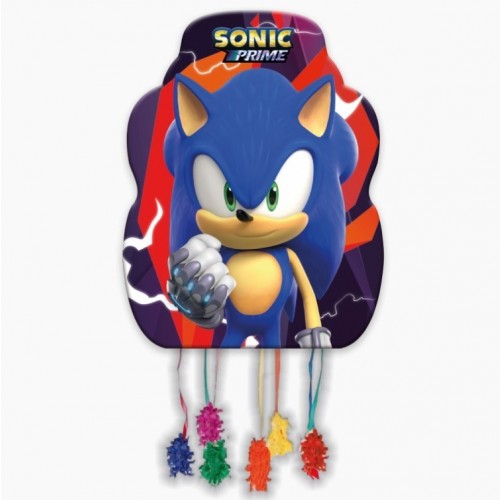   PIÑATA PERFIL SONIC 46X33CM