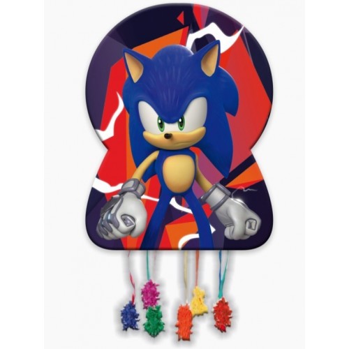   PIÑATA SILUETA SONIC 65X46CM