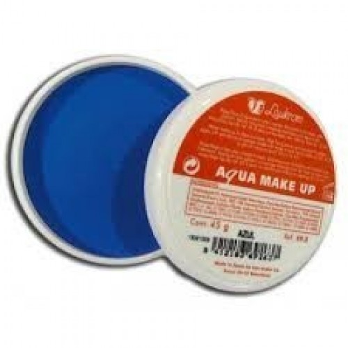 $     MAQUILLAJE AL AGUA AZUL 43GR