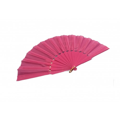 ABANICO PL LISO FUCSIA 23CM
