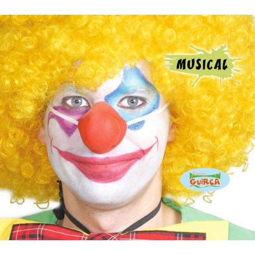 $ D    NARIZ PAYASO ROJA SONORA
