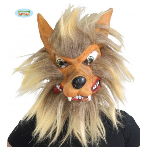 $D  CARETA LOBO FEROZ C/PELO