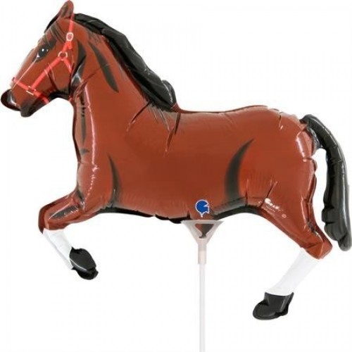 GLOBO 14" PALO FOIL FORMA CABALLO