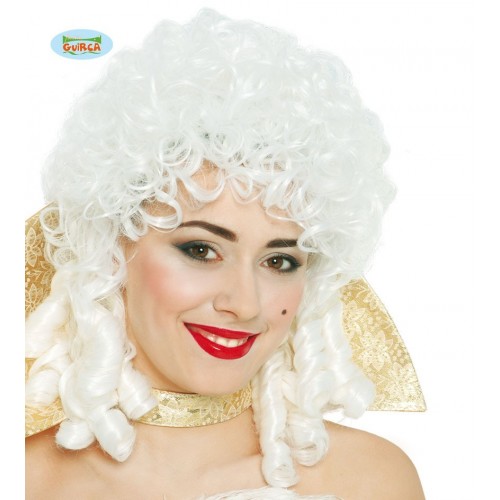PELUCA MUJER EPOCA BLANCA
