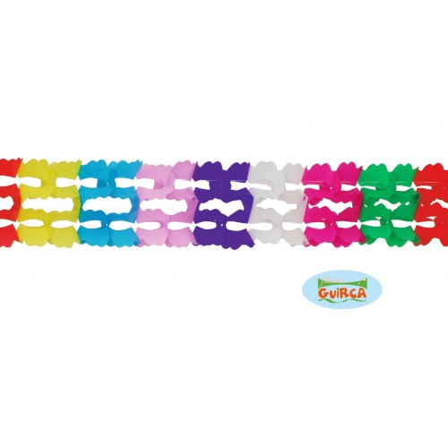 $E GUIRNALDA PAPEL MULTICOLOR 3MTS