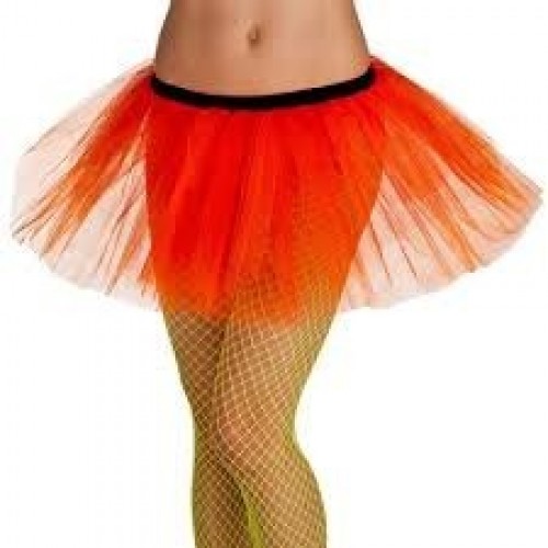 TUTU ADULTO T-M/L CORTO NARANJA NEON 40