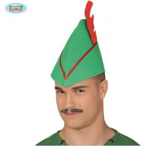 $D SOMBRERO TELA ADULTO ROBIN HOOD