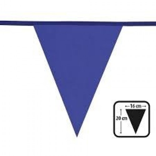   BANDERIN PAPEL GLITTER AZUL 6MT