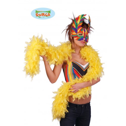   $D BOA PLUMA 90GR AMARILLO 1,80MT