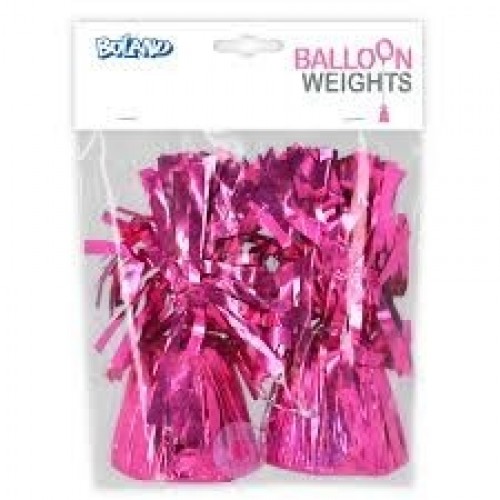 $ 2 PESOS GLOBO METAL FUCSIA 170GR