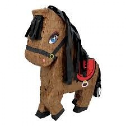 PIÑATA PALO FORMA CABALLO 45X33CM