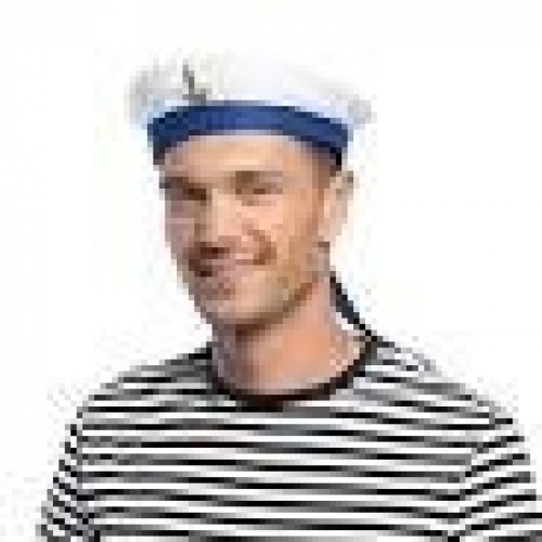 GORRA ADULTO MARINERO CINTA AZUL