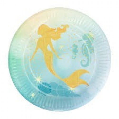   10 PLATOS SIRENAS 23CM