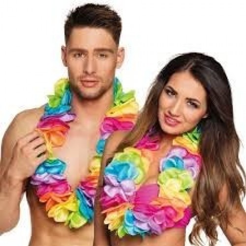 COLLAR XL HAWAIANO MULTICOLOR DELUXE
