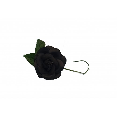   PICK FLOR SEVILLANA PEQ NEGRA 6CM