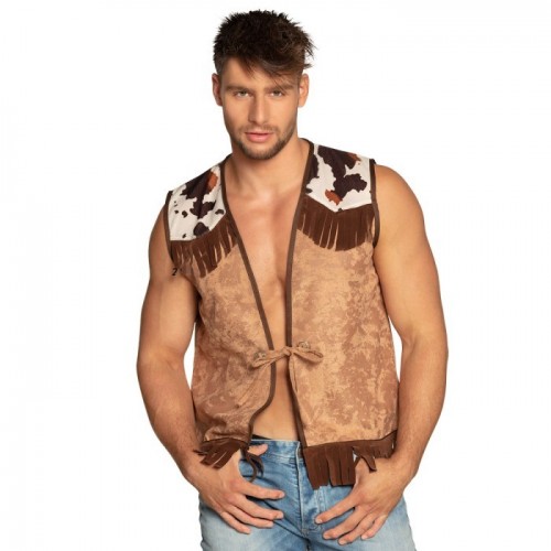 CHALECO T-L/XL VAQUERO MARRON